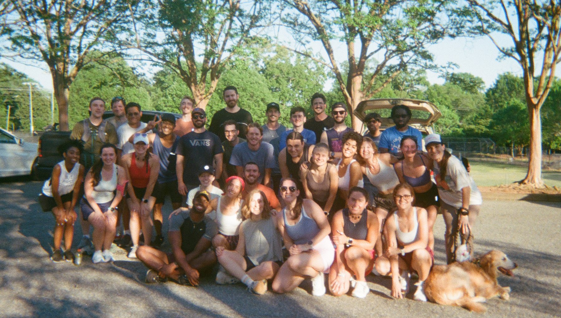The whole club on film after a Thursday run